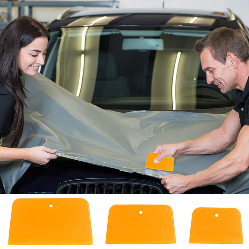  [AUSTRALIA] - Set of 9 Body Filler Spreaders Automotive Body Fillers, DaKuan 4, 5, 6 Inch Reusable Plastic Spreader For Applying Fillers, Putties, Glazes, Caulks and Paint