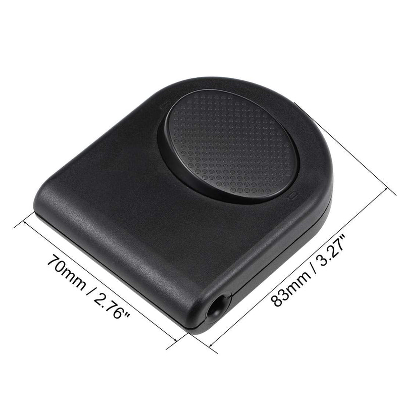  [AUSTRALIA] - uxcell Inline Foot Pedal Push Lamp Switch, Step-on-button Lighting Foot Control ON/Off Footswitch Black