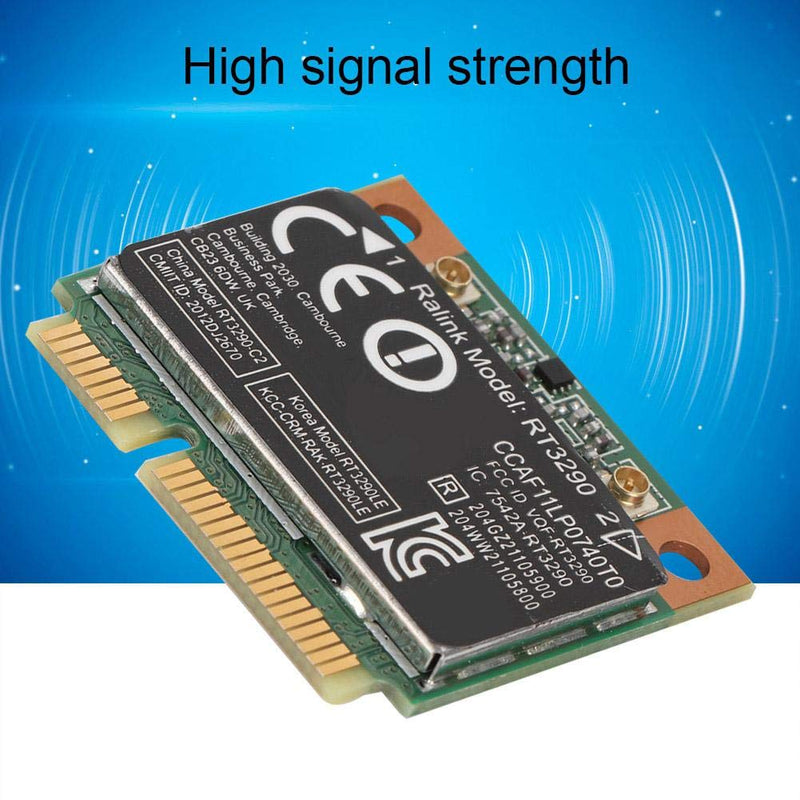  [AUSTRALIA] - Wireless Network Card, RT3290 Mini PCI E Port WiFi Wireless Network Card, 150Mbps High Speed PCI E Bluetooth Network Card