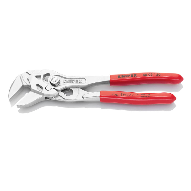  [AUSTRALIA] - KNIPEX Tools - Pliers Wrench, Chrome (8603150) 6-Inch