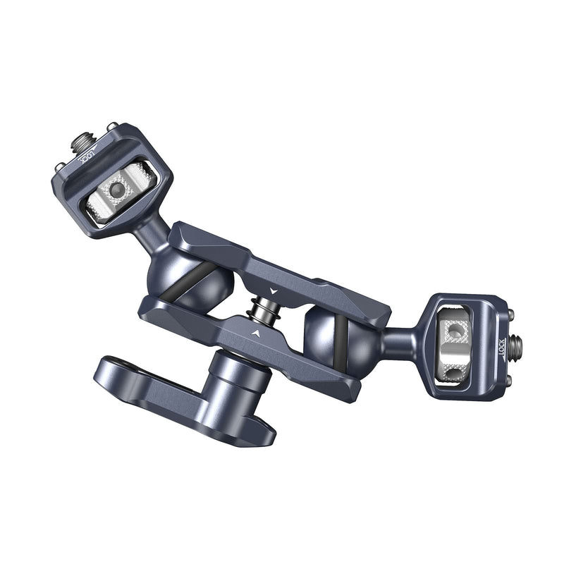  [AUSTRALIA] - SmallRig Camera Magic Arm, Flexible Articulating Arm with 1/4” Screws, Field Monitor Mount with Dual Ballhead, Aluminum - 3873