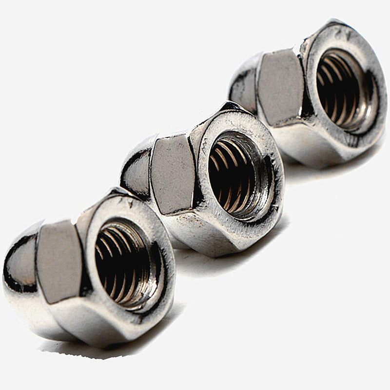  [AUSTRALIA] - FullerKreg M5-0.8 DIN 1587 A2 Stainless Steel Acorn Nut 50pcs M5 50PCS