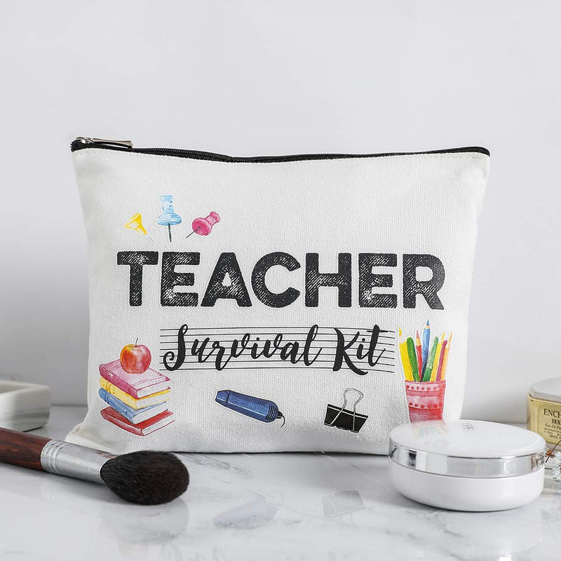 Teacher Appreciation Gifts Music Teacher Gifts Teacher survival kit Teacher Supplies for Classroom Best Teacher Gift Small Gift Bags Makeup Bag Teacher Bag for Women - LeoForward Australia