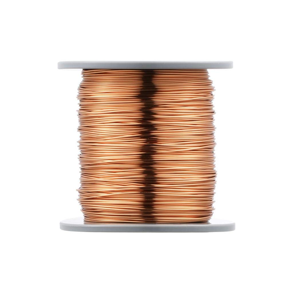  [AUSTRALIA] - BINNEKER 22 AWG Magnet Wire - Enameled Copper Wire - Enameled Magnet Winding Wire - 1.0 lb - 0.0256" Diameter 1 Spool Coil Natural Temperature Rating 155℃ Widely Used for Transformers Inductors 22 AWG Magnet Wire 1 lb natural 1 lb