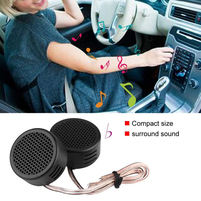 Loudspeaker, Fydun 12V 500W Mini Car Speaker for Audio Tweeter 200mm 98dB Highly Sensitive Low Power Loudspeaker Automobile Speaker (Black) - LeoForward Australia