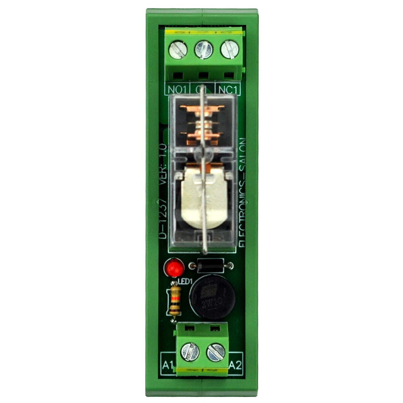  [AUSTRALIA] - Electronics-Salon AC/DC 24V Slim DIN Rail Mount 16Amp SPDT Power Relay Interface Module, G2R-1-E 24V.