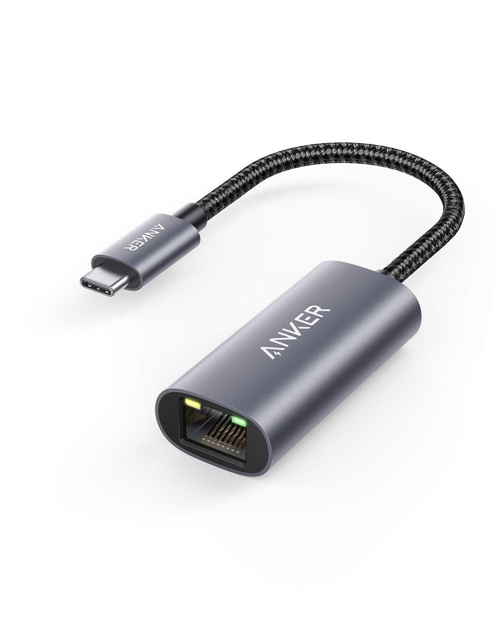  [AUSTRALIA] - Anker USB C to Ethernet Adapter, PowerExpand USB C to Gigabit Ethernet Adapter, Aluminum Portable USB C Adapter for MacBook Pro, MacBook Air 2018 and Later, iPad Pro 2018 and Later, XPS