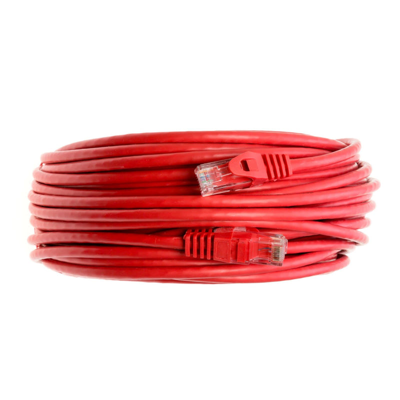  [AUSTRALIA] - Cables Direct Online Red 100ft Cat6 Ethernet Network Cable RJ45 Internet Modem Patch Cord