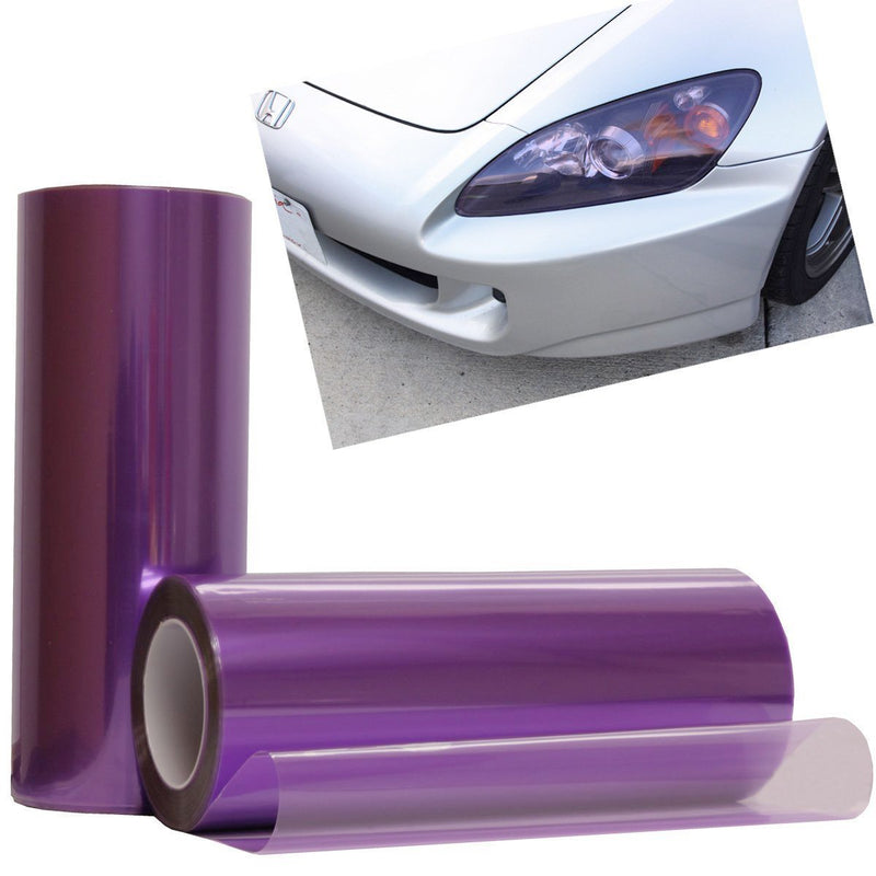  [AUSTRALIA] - 12 by 48 Inches Self Adhesive Headlight, Tail Lights, Fog Lights Tint Vinyl Film (12 X 48, Rose Pink) 12 X 48