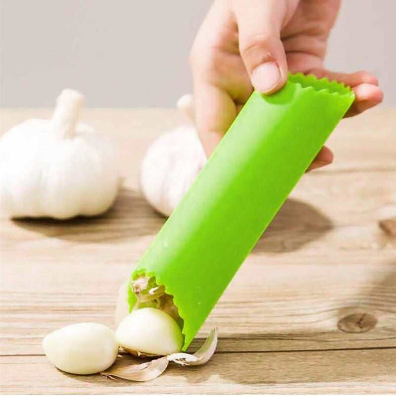  [AUSTRALIA] - Garlic Peeler, Silicone Garlic Roller Peeling Tube Tool for Useful Kitchen Tools, 3PCS Random Color