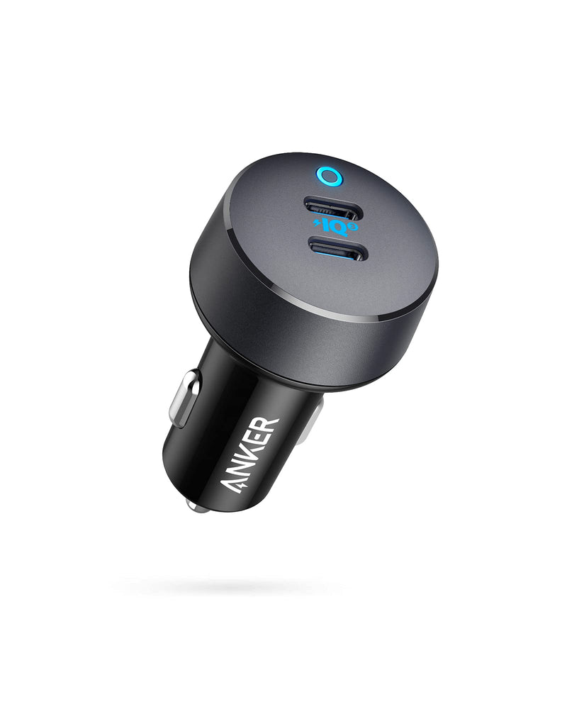  [AUSTRALIA] - Anker USB C Car Charger, 40W 2-Port PowerIQ 3.0 Type C Car Adapter, PowerDrive III Duo with Power Delivery for iPhone 14 13 12 11 X XS Pro Max mini, Galaxy S22/S20/S10, Pixel, iPad/iPad mini, and More