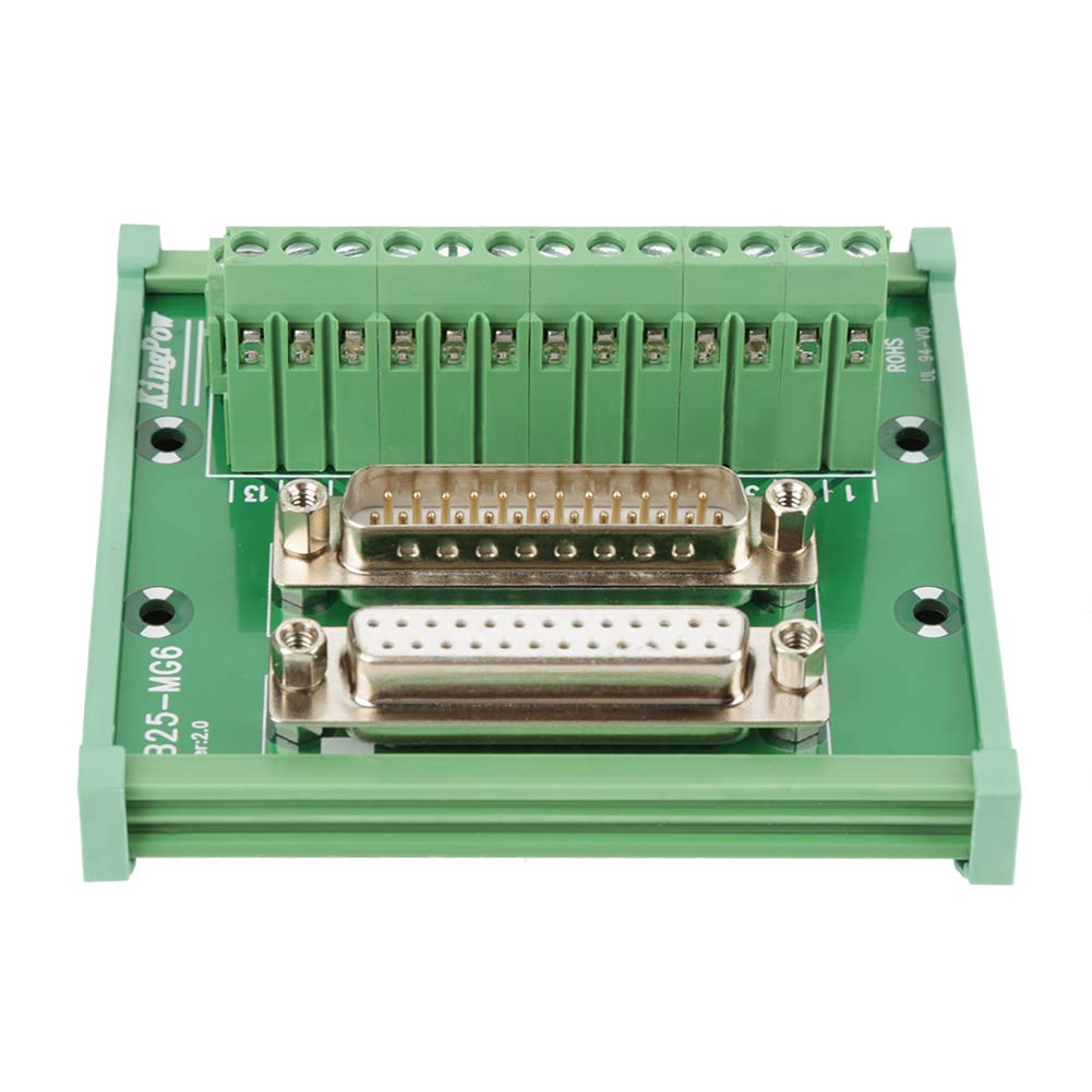  [AUSTRALIA] - Mumusuki High quality DB25-D-Sub DIN rail mounting interface module with male and female connectors