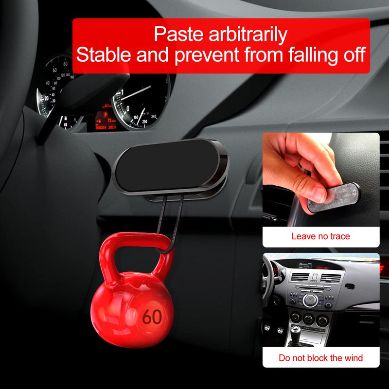  [AUSTRALIA] - TIQUS [3 Pack] Car Magnetic Phone Mount, Upgrade 8X Magnets Strong Magnet Cell Phone Holder,Dashboard 360° Rotation & Degrees View, for All Smartphone and Cellphone