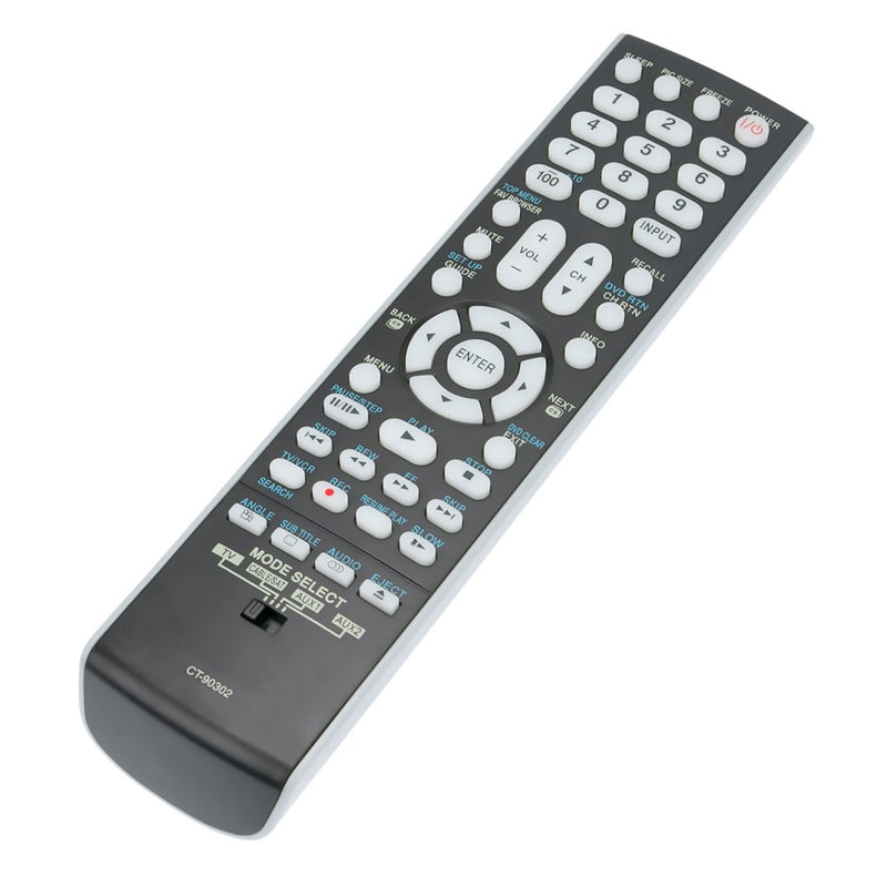 CT-90302 CT90302 Replace Remote fit for Toshiba TV 37RV530U 42RV530U 46RV530U 52RV530U 42RV535U 46RV535U 52RV535U 46RV53CU 52RV53CU 26AV502U 32AV502U 37AV502U 52RV53U 46RV525U 55G300U 46G30U 40G30U - LeoForward Australia