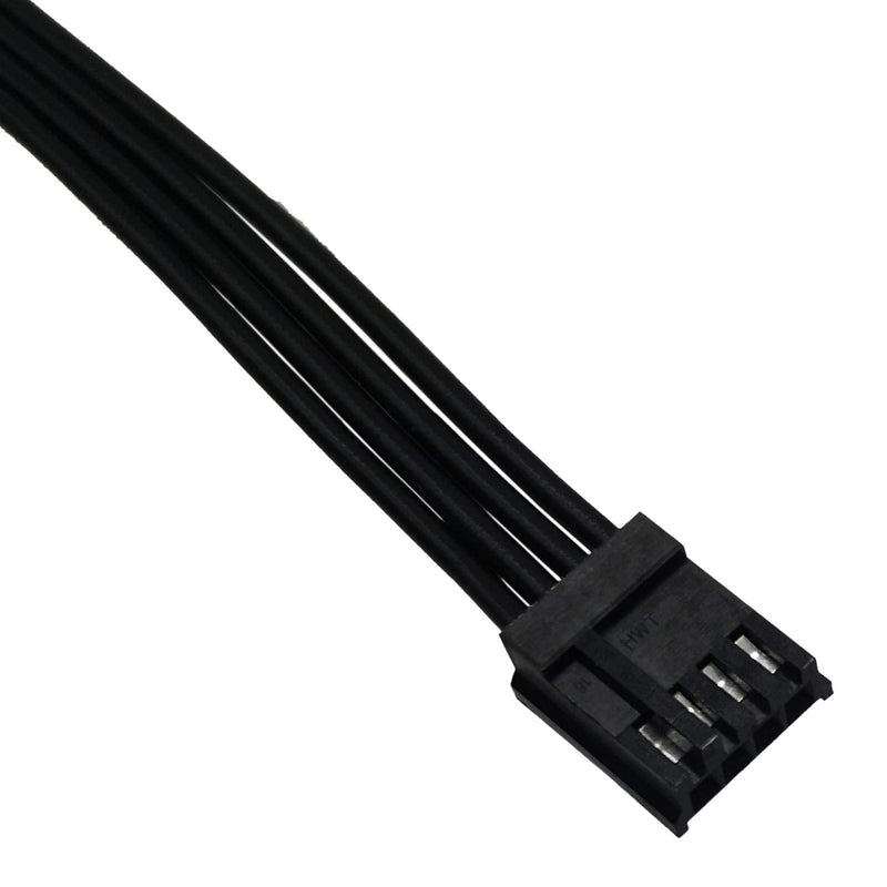  [AUSTRALIA] - (2-Pack) COMeap 4 Pin LP4 5.25" Molex to 3.5" Floppy Drive 4 Pin Female FDD Power Adapter Cable 7.5-inch(19cm) Molex Port