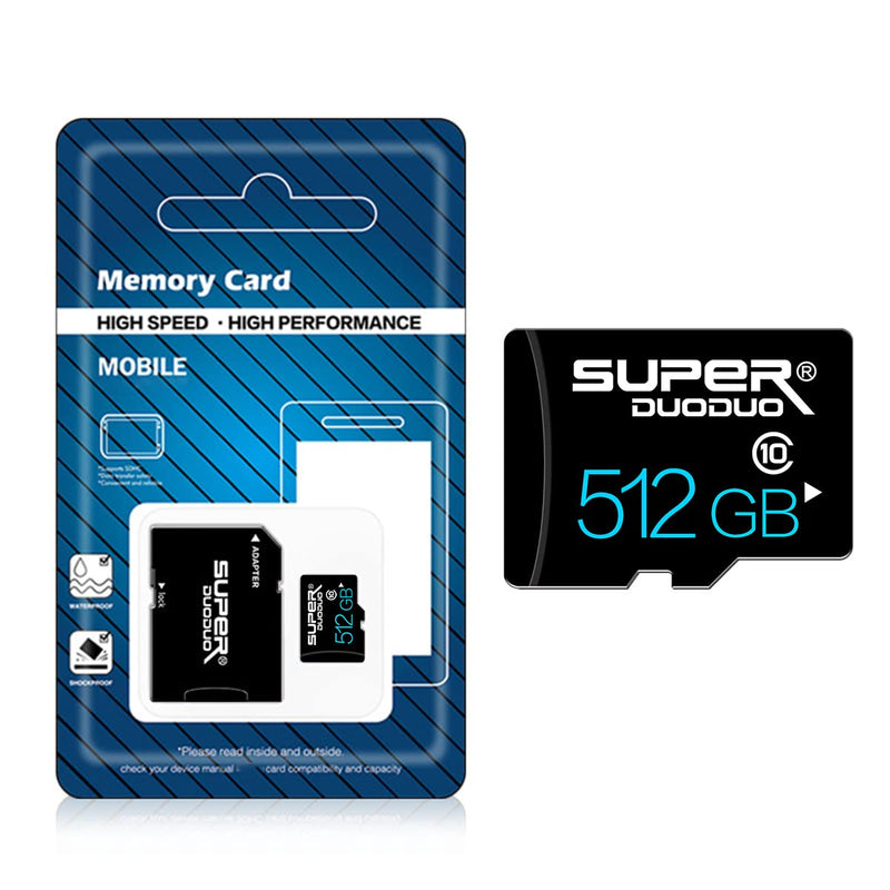  [AUSTRALIA] - 512GB Micro SD Card 512GB Micro SD Memory Card 512GB Mini SD Card high Speed TF Card Class 10 for Android Smartphone, GOPRO, Tablet and SD Adapter XK-512GB