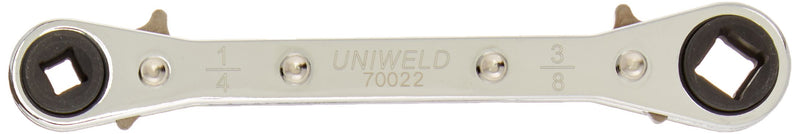  [AUSTRALIA] - Uniweld 70022 Reversible Ratchet Wrench with DHVA Dual Hex Wrench Adaptor
