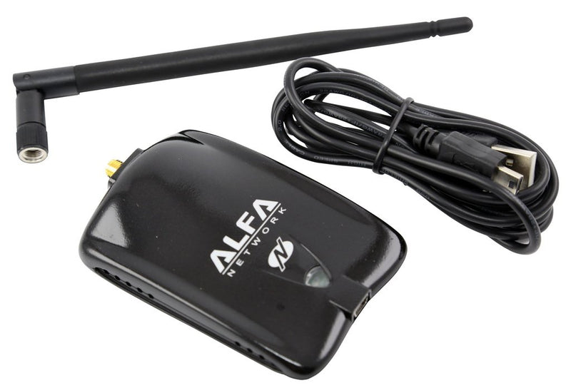 Alfa AWUS036NHA - Wireless B/G/N USB Adaptor - 802.11n - 150Mbps - 2.4 GHz - 5dBi Antenna - Long Range - Atheros Chipset - Windows XP/Vista 64-Bit /128-Bit Windows 7 Compatible - LeoForward Australia