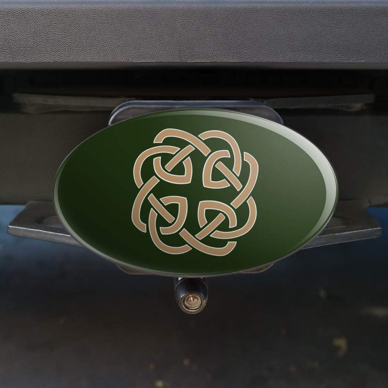  [AUSTRALIA] - Graphics and More Celtic Knot Love Eternity Oval Tow Hitch Cover Trailer Plug Insert 2" 2 Inch Receivers