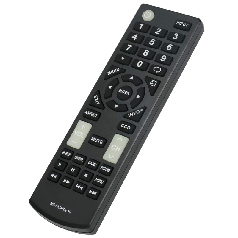 New NS-RC4NA-16 NSRC4NA16 Replacement Remote Control Compatible with Most Insignia TVs with a Model Number Ending in 10A, A11, A12, A13, A14, A15, A16, A17 or A18 - LeoForward Australia