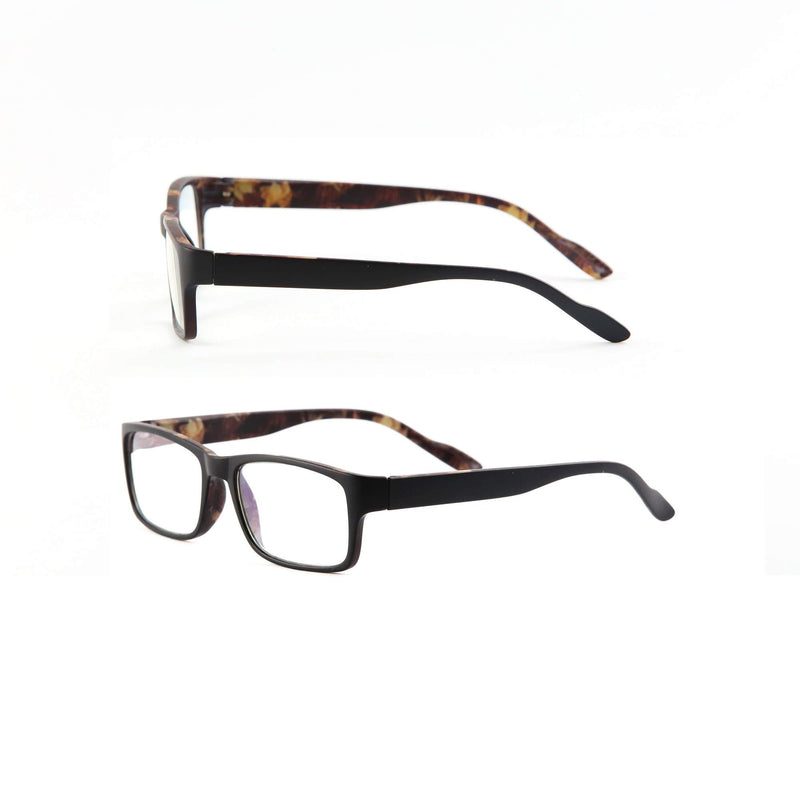 Readerest Blue Light Blocking Reading Glasses (Black/Camo, 1.00 Magnification) Black/Camo 1.0 x - LeoForward Australia