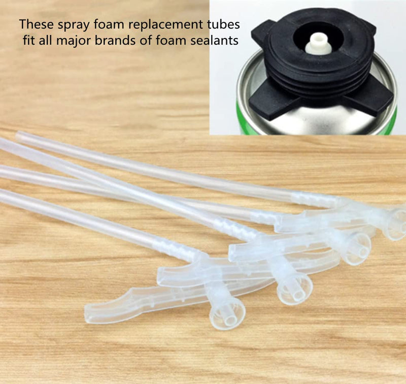  [AUSTRALIA] - Powerer 30Pcs Spray Foam Replacement Tubes,Gap Filling Insulating Foam Spray - for most brands of DIY foam replacement tube