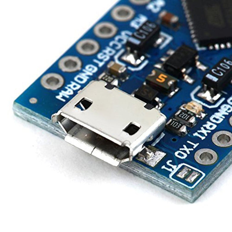  [AUSTRALIA] - HiLetgo 3pcs Pro Micro Atmega32U4 5V 16MHz Bootloadered IDE Micro USB Pro Micro Development Board Microcontroller Compatible to Arduino Pro Micro Serial Connection with Pin Header