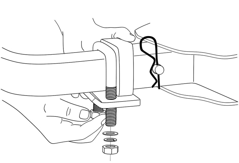  [AUSTRALIA] - Mission Automotive Hitch Tightener for 1.25" and 2" Hitches - Heavy-Duty, Easy-Install, No-Rust - Made in The USA