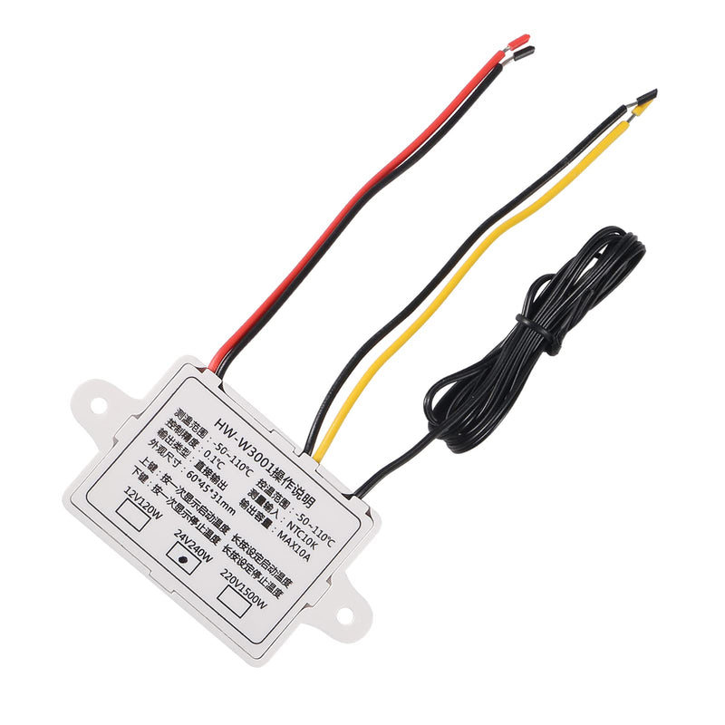  [AUSTRALIA] - Aobao 2pcs XH-W3001 Digital LED Temperature Controller Module 24V Digital Thermostat Switch with Waterproof Sensor Probe Programmable Heating Cooling Thermostat -50DegreeC to 110DegreeC