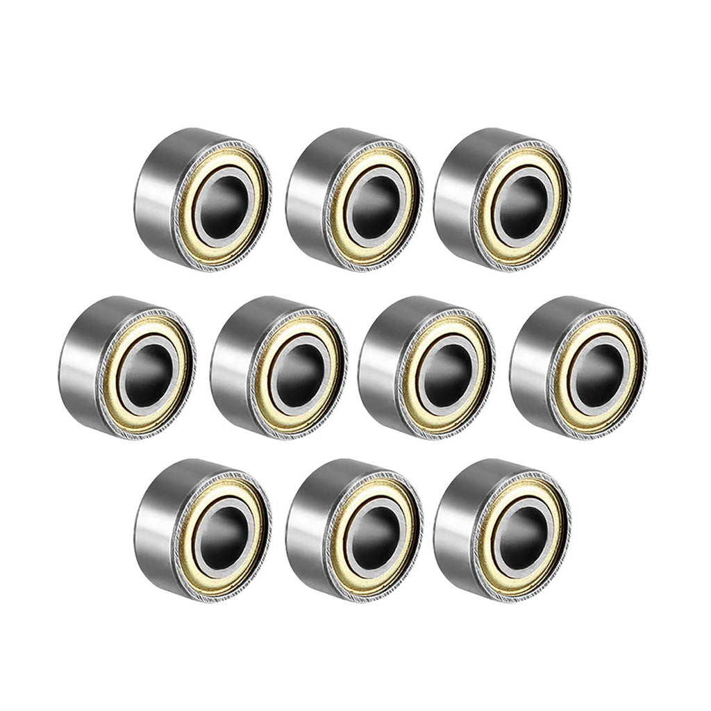  [AUSTRALIA] - uxcell 684ZZ Ball Bearing 4mm x 9mm x 4mm Double Shielded 684-2Z Deep Groove Bearings, Carbon Steel (Pack of 10) 4mmx9mmx4mm