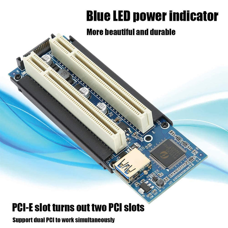  [AUSTRALIA] - Eboxer PCI Express Network Card PCI E PCI X2 Adapter Card Set Parallel Port Network Card with USB3.0 Data Cable, PCI E × 1 × 4 × 8 × 16 Adapter Converter for Desktop PC