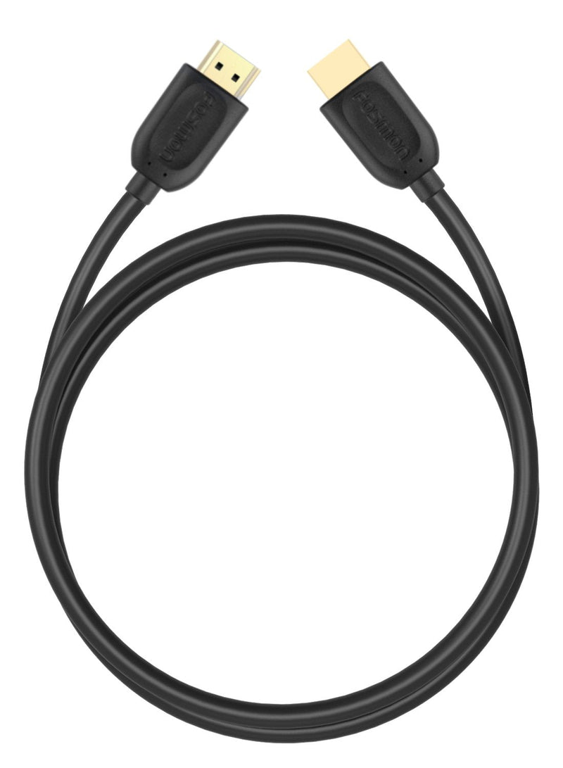  [AUSTRALIA] - Fosmon 4K HDMI Cable 6 FT (2 Pack), Gold-Plated Ultra High Speed [10.2Gbps UHD 2160p@30Hz 3D HD 1080p] Supports Fire TV, Apple TV, Ethernet, Audio Return, Xbox Playstation PS3 PS4 PC