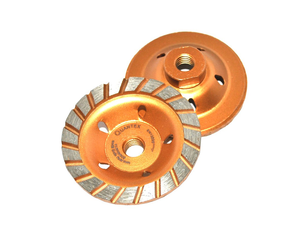  [AUSTRALIA] - M14 gold diamond cup wheel, diameter 80 mm, for angle grinders.