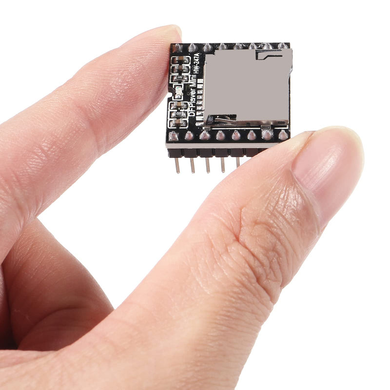  [AUSTRALIA] - AITIAO 10Pcs Mini MP3 Player Audio Module MP3 Voice Decode Board DFPlayer Audio Voice Music Module Supporting TF Card U-Disk IO/Serial Port/AD for Arduino Raspberry Pi, AVR, MSP430, and Other MCUs