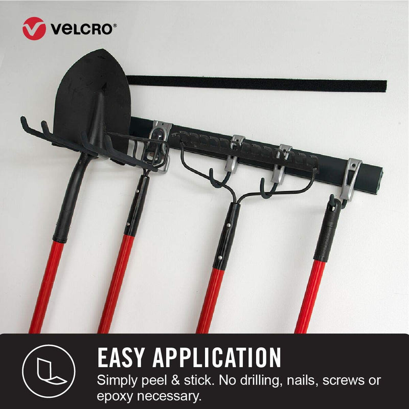  [AUSTRALIA] - VELCRO Brand Industrial Fasteners Stick-On Adhesive | Professional Grade Heavy Duty Strength | Indoor Outdoor Use, 1 7/8in, Circles 4 Sets Black