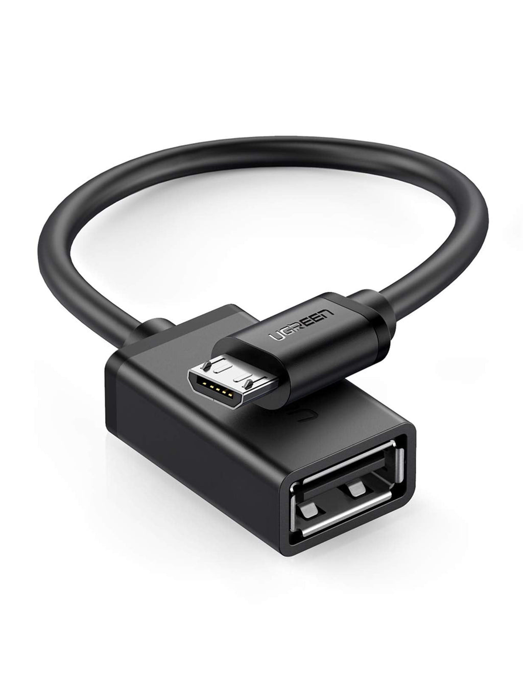  [AUSTRALIA] - UGREEN Micro USB 2.0 OTG Cable On The Go Adapter Male Micro USB to Female USB Compatible with Samsung Phone S7 S6 Edge S4 S3 LG G4 Controller Android Windows Smartphone Tablets 4 Inch Black
