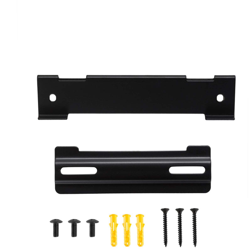  [AUSTRALIA] - Dinghosen Wall Mount Kit for Bose WB-120, Wall Bracket Holder Stand Compatible with Bose WB-120 SoundTouch,Solo 5 Soundbar, CineMate 120 Speaker with All Necessary Screws (Black) Black