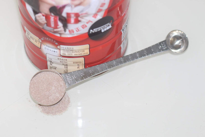 CoaGu Measuring Spoons 1 Tablespoon & 1 Teaspoon Long Handle,18/8 Corrosion Resistance Stainless Steel FDA Coffee Scoop with Tick Mark 1Tbsp&1Tsp - LeoForward Australia