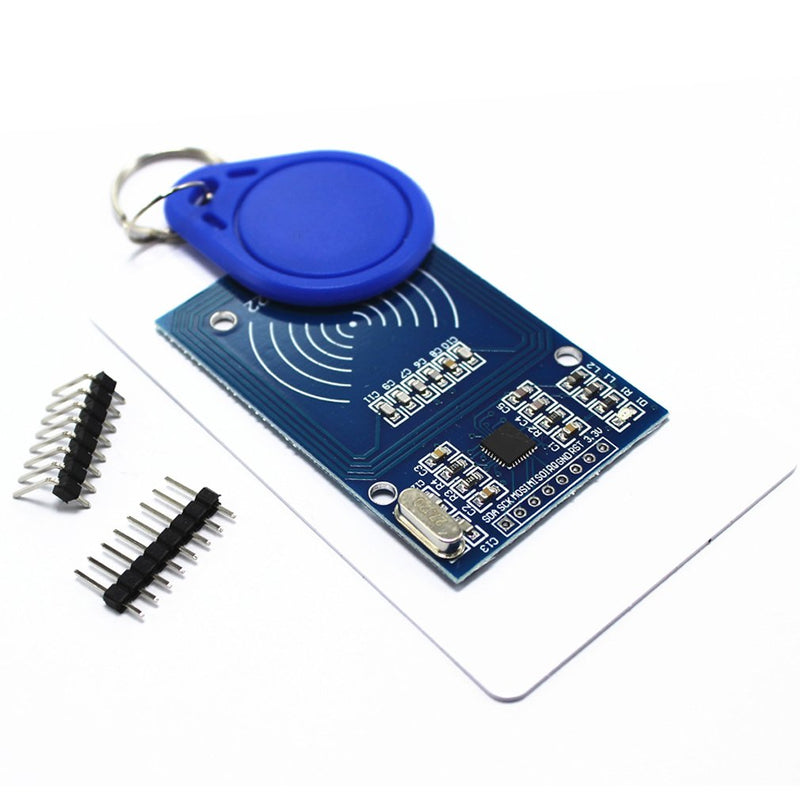  [AUSTRALIA] - HiLetgo RFID Kit - Mifare RC522 RF IC Card Sensor Module + S50 Blank Card + Key Ring for Arduino Raspberry Pi