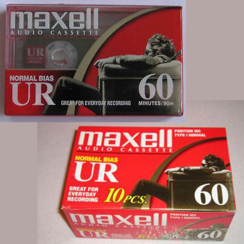  [AUSTRALIA] - Maxell UR-60 Audio Cassette- Box of 10
