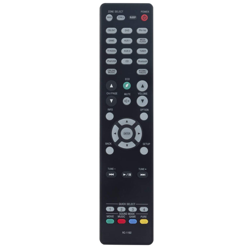 RC1192 RC-1192 Replacement Remote Control for Denon AV Audio/Video Receiver AVR-X2200W AVR-S910W AVR-X5200W AVR-X3300W AVR-X3100W AVR-X2100W AVR-X3200W AVR-S900W AVRS900W AVRX2200W AVRS910W AVRX5200W - LeoForward Australia