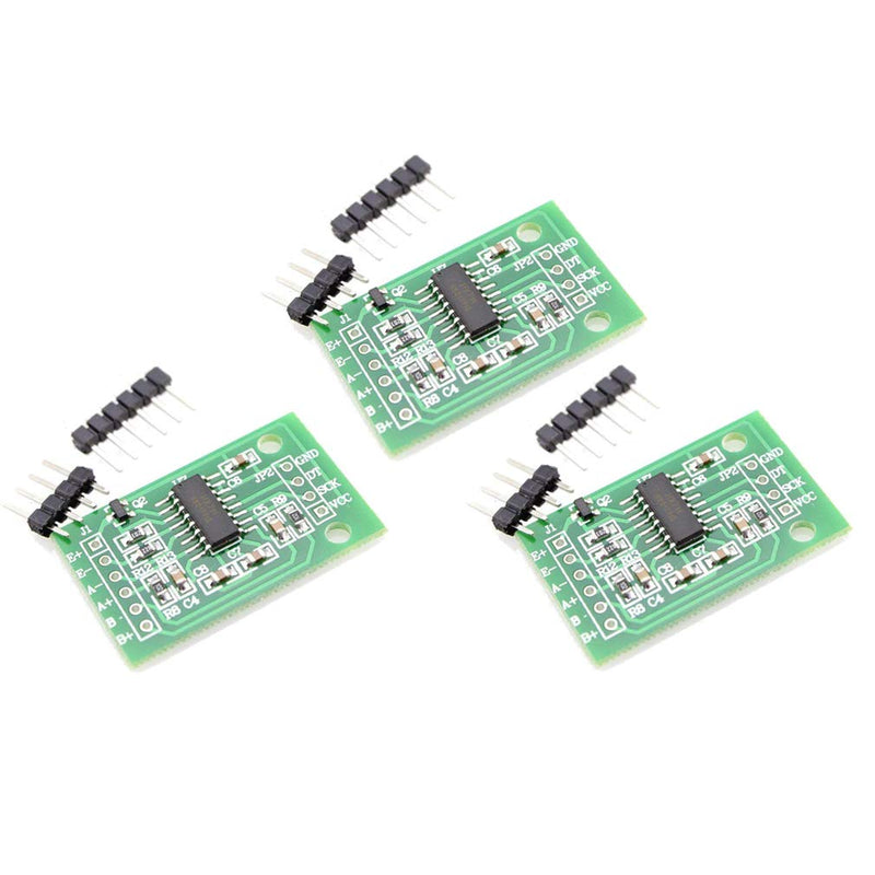  [AUSTRALIA] - HiLetgo 3pcs HX711 Weighing Sensor Dual-Channel 24 Bit Precision A/D Module Pressure Sensor