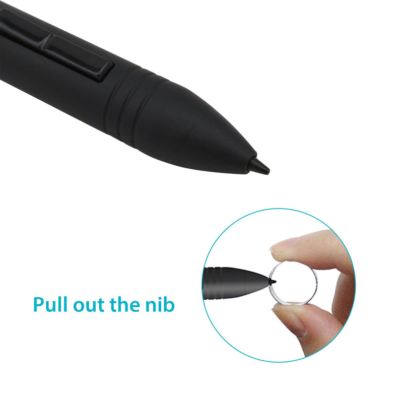 HUION P80 Rechargeable Pen Digitizer Pen Digital Pen Style for Huion Graphics Tablet - LeoForward Australia