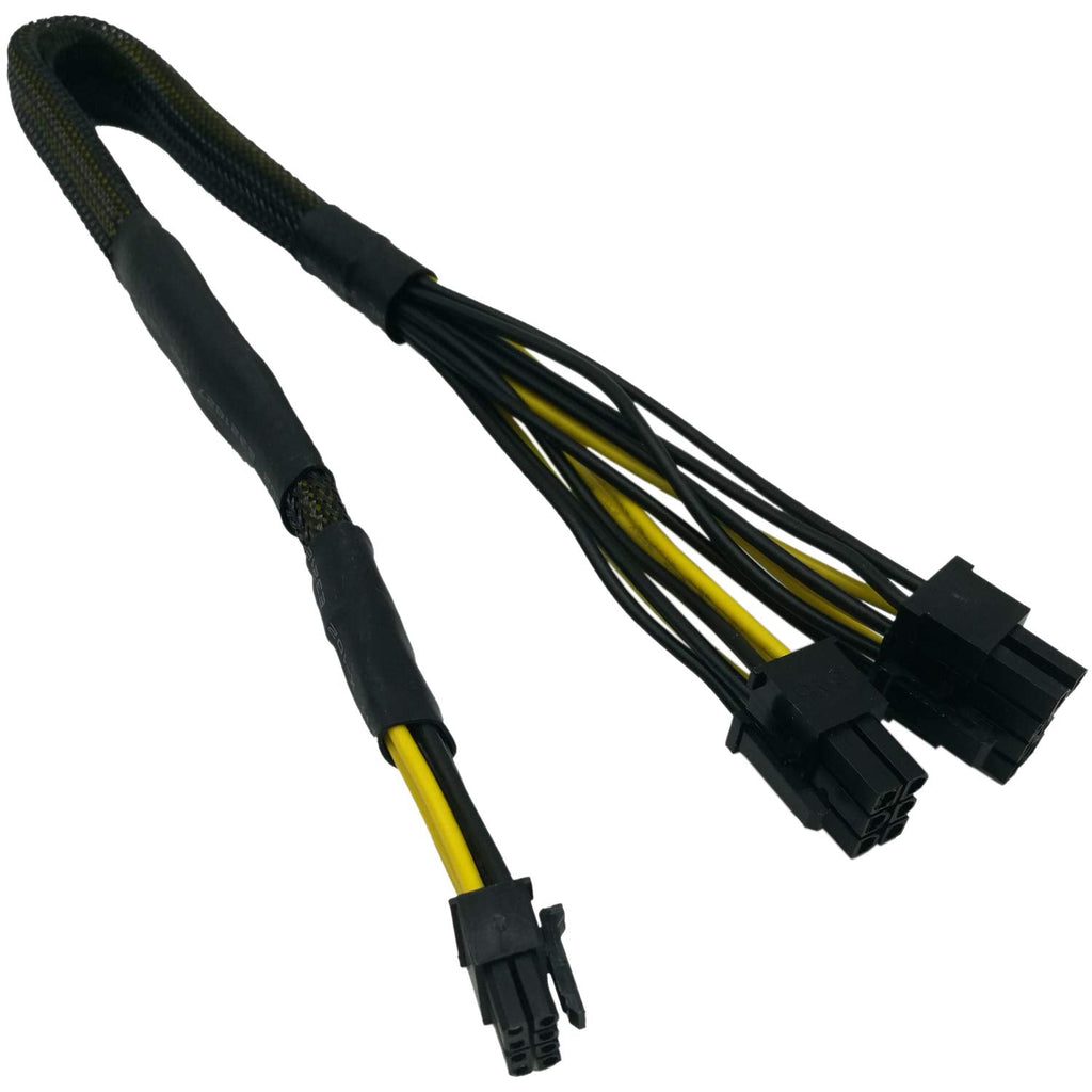  [AUSTRALIA] - COMeap Mini 8 Pin to 8 Pin(6+2) 6 Pin PCIe Power Adapter Cable for Dell PowerEdge R540 R640 R740 R740XD Lenovo ThinkSystem SR650 Part Number TR5TP 17-inch(43cm)