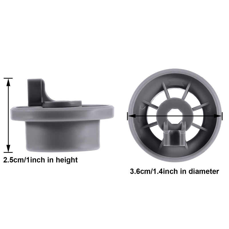 Maxdot Durable 165314 Dishwasher Lower Rack Wheel Replacement, Fit for Bosch and Kenmore Dishwasher (8) - LeoForward Australia
