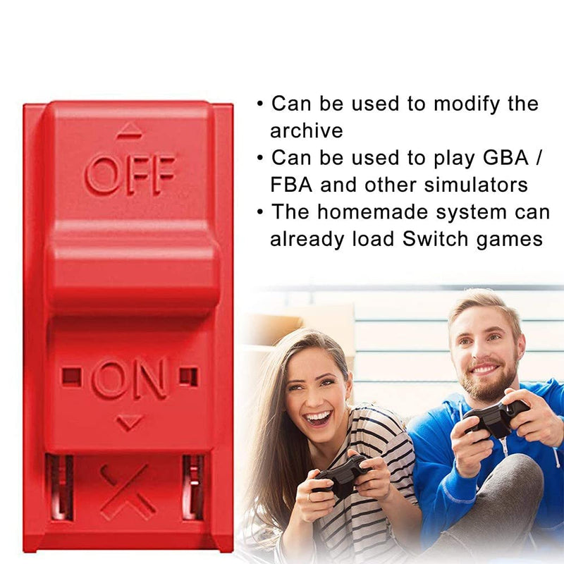  [AUSTRALIA] - RCM Jig for Switch RCM Jig Clip Short Connector for Switch Recovery Mode, Used to Modify The Archive Play GBA/FBA & Other Simulator (Red) Red