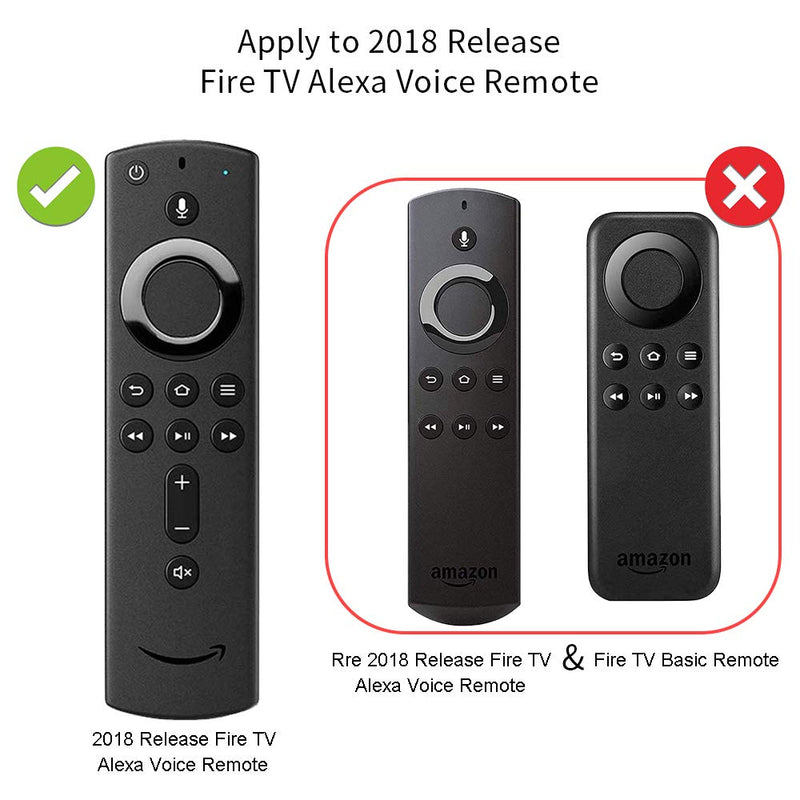 4 Pack Remote Cover for Fire TV Stick 4K, Silicone Remote case Compatible with Fire TV Cube/Fire TV(3rd Gen)/All-New 2nd Gen Alexa Voice Remote Control, Lightweight Anti-Slip Shockproof - LeoForward Australia
