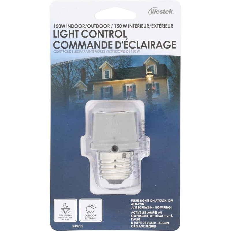 Westek SLC4CG Gray Automatic Photocell Sensor Control , White - LeoForward Australia