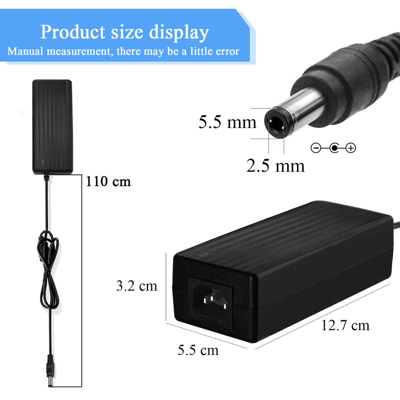  [AUSTRALIA] - Generic 12V 5A 60W AC to DC Power Supply Adapter Power Adapter AC 100-240V to DC 12V Transformers 12V 5A AC Adapter Charger Power Supply for Security Camera CCTV DVR Surveillance System, YZY1205