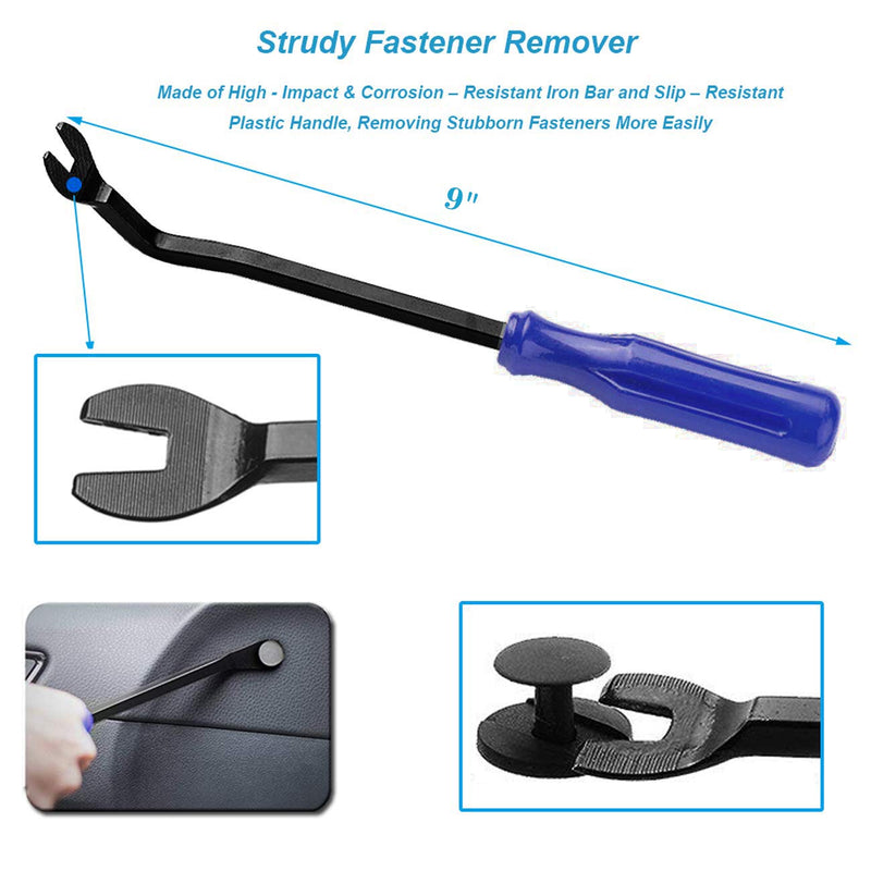  [AUSTRALIA] - XBRN Auto Trim Removal Tool Kit,5 Pcs Car Panel Door Window Tools Kit,Auto Clip Fastener Remover Pry Tool Set